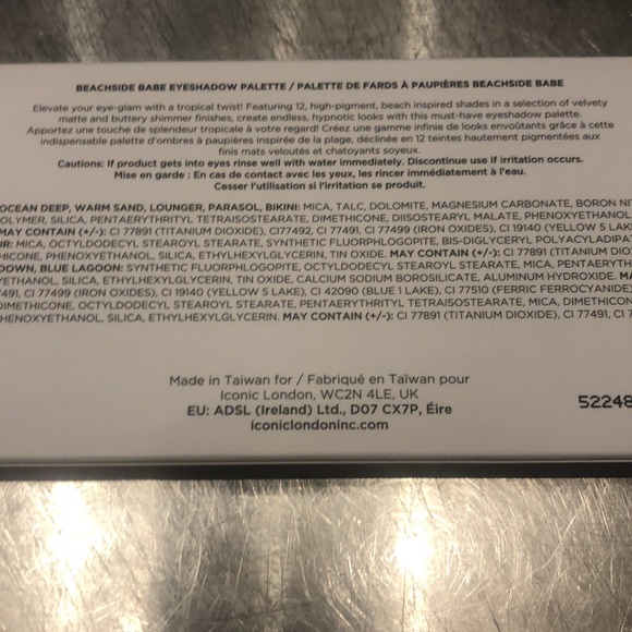 ICONIC LONDON Beachside Babe eyeshadow palette - Picture 5 of 5